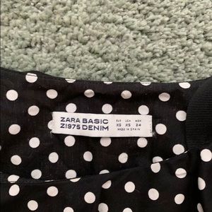 Zara Tops - Zara off the shoulder polka dot top xs Zara Tops - Zara off the shoulder polka dot top xs
